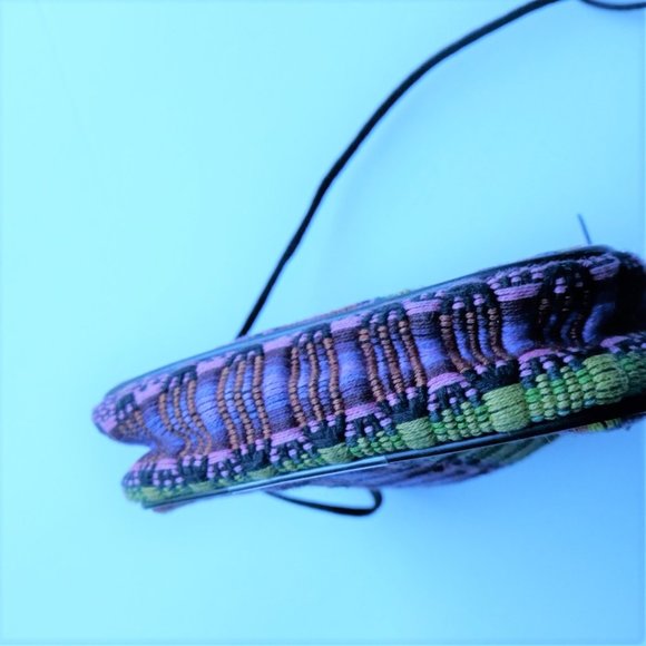 Ethnic Fabric Cotton Mini Cross Body Bag - Picture 5 of 6